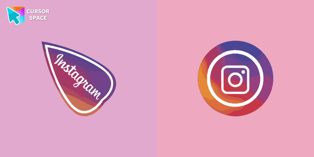 Instagram cursor cursor pack